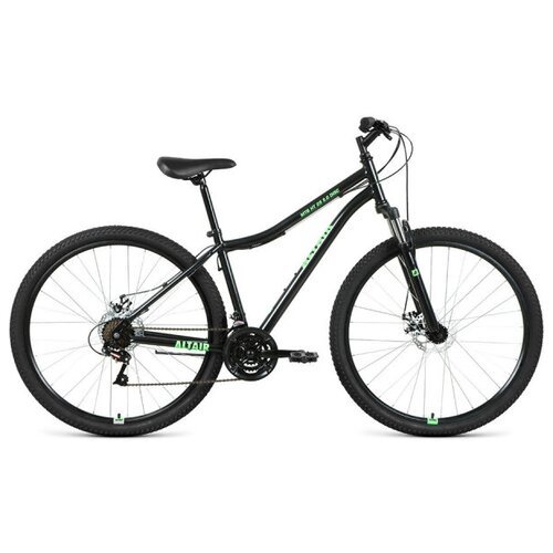 Велосипед 29' Altair MTB HT 29 2.0 disc 21 ск Черный/Ярко-зеленый 20-21 г 19'/RBKT1MN9Q005