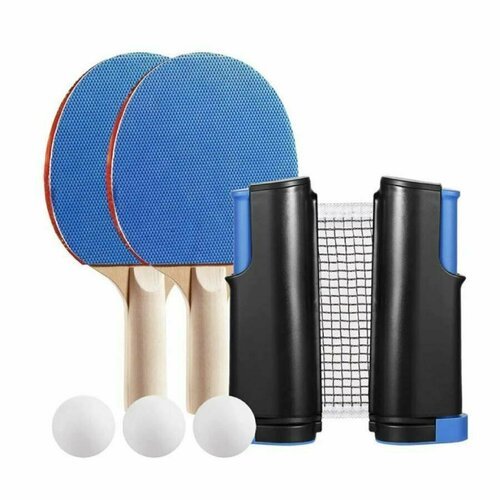 Игровой набор для Пинг-понга (Настольный теннис) / Сетка для настольного тенниса раздвижная / Автоматическая сетка для пинг понга