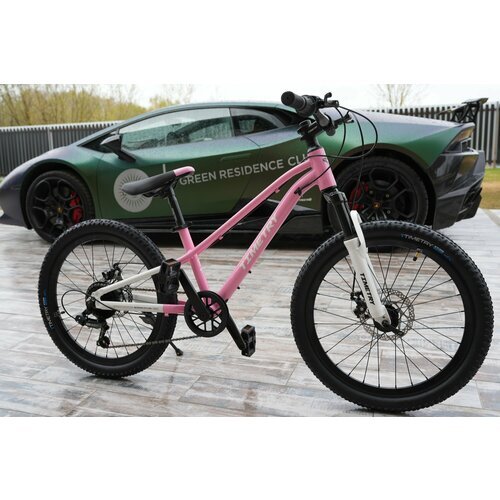 Велосипед Time Try ТT278/7s 22' Алюминиевая рама 11.5', Детский Подростковый Спортивный Для девочек, розовый