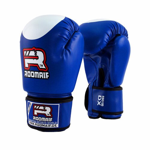 Боксерские перчатки Roomaif Rbg-100 Dx Blue размер 8 oz