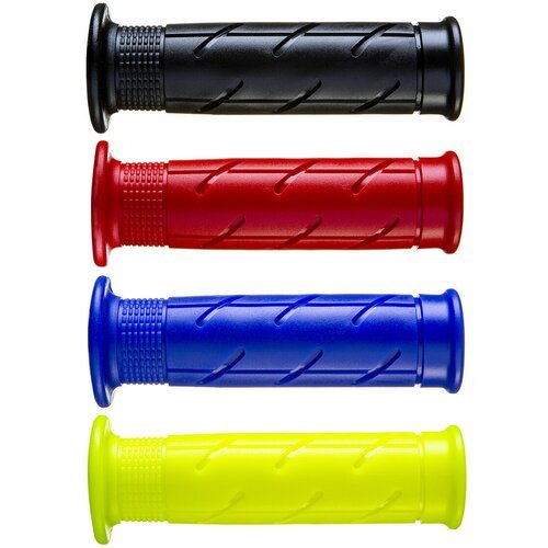 Ручки руля (комплект) Scooter ASP 22-25мм/120мм, открытые, цвет Красный