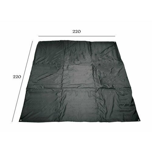 Пол Квадро, 220х220 см для палатки, без лунок, оксфорд 210, утепленный, универсальный, всесезонный