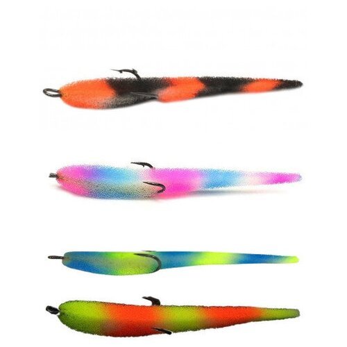 Поролоновая рыбка Jig It 160мм 4шт цвет MIX 1