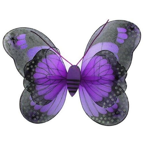 Аксессуар для праздника Сималенд Крылья Бабочка (фиолетовый)