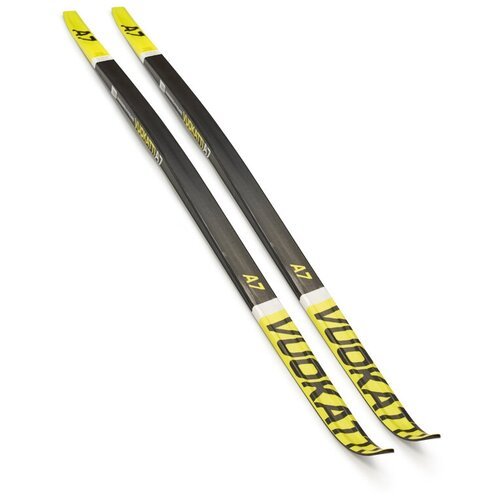 Лыжи беговые 205 см VUOKATTI Wax Black/Yellow