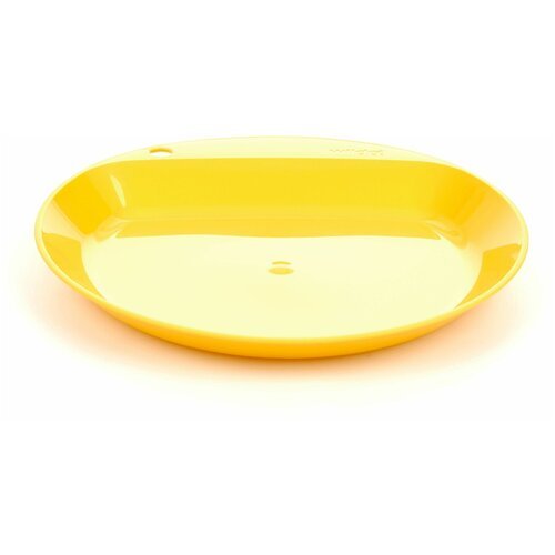 Плоская пластиковая тарелка Wildo Camper Plate Flat, жёлтая