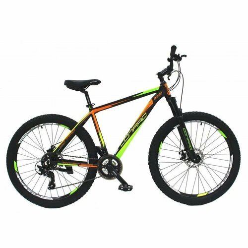 Велосипед 27,5+' CONRAD ESSEN MD BLACK/GREEN/ORANG
