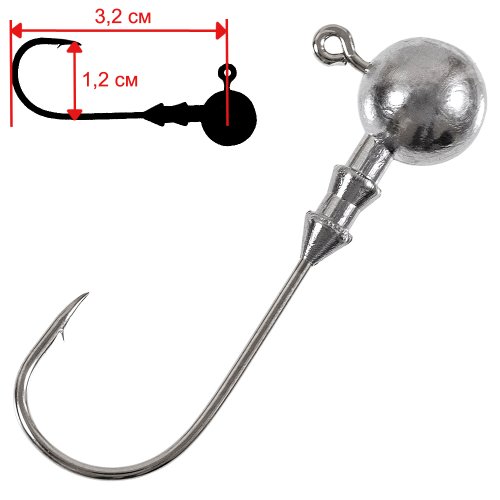 Джиг головки Trigger Baits Aberdeen №1/0 1гр. 5шт.