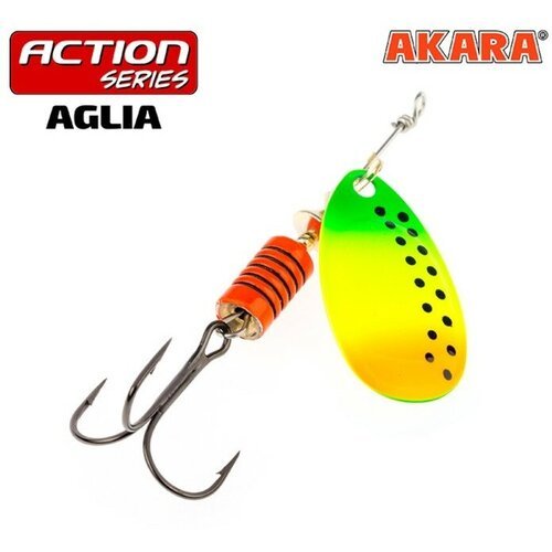 Akara Блесна вращающаяся Akara Action Series Aglia 3, 7 г, цвет A22