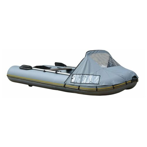 Тент носовой со стеклом для надувной лодки BoatMaster 310Т/К серый