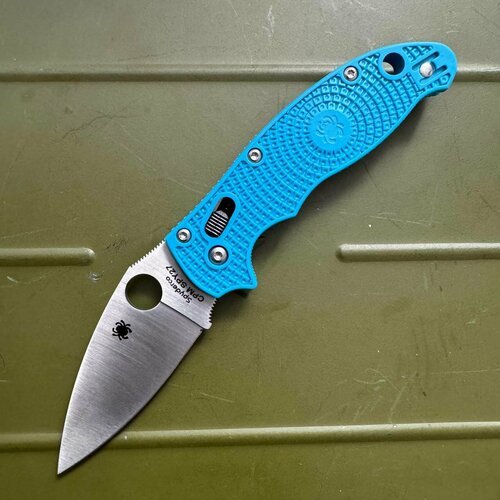 Складной нож Spyderco Manix 2 Blue, длина лезвия 8.5 см