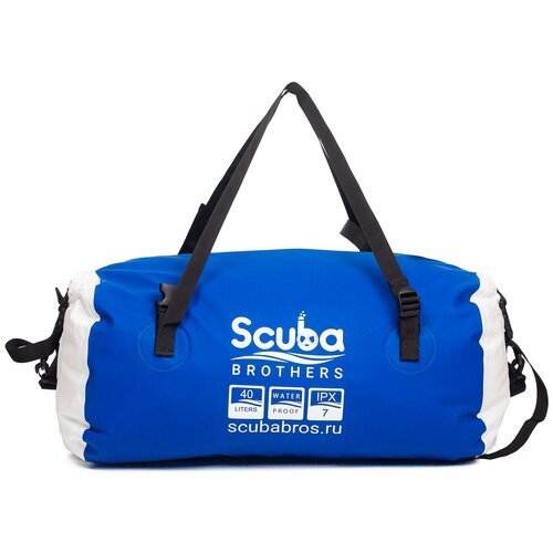 Гермосумка SCUBA BROTHERS MARINA 40L, ПВХ ткань, синий/белый