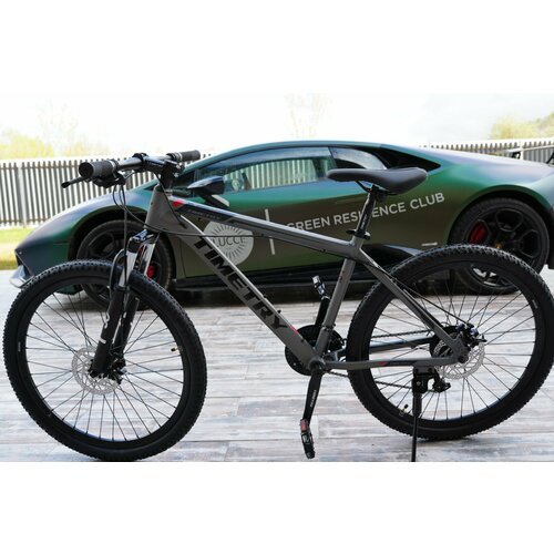 Велосипед Time Try ТT202/21s 26' Алюминиевая рама 17', Взрослый Подростковый Для активного отдыха, серый