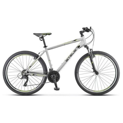 Велосипед 26' Stels Navigator-590 V, K010, цвет серый/салатовый, размер 16' 9201348