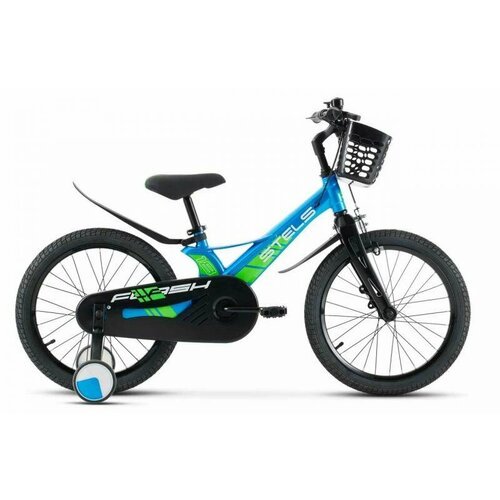 Велосипед детский STELS Flash KR 18 Z010 темно-синий/зеленый