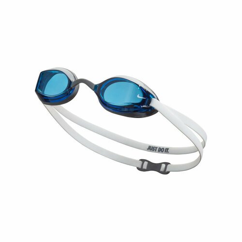 Очки для плавания Nike Legacy NESSD131400, голубые линзы, FINA Approved