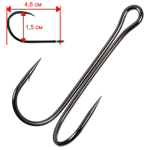 Крючки Trigger Baits Double Hook №2/0 (5шт.)