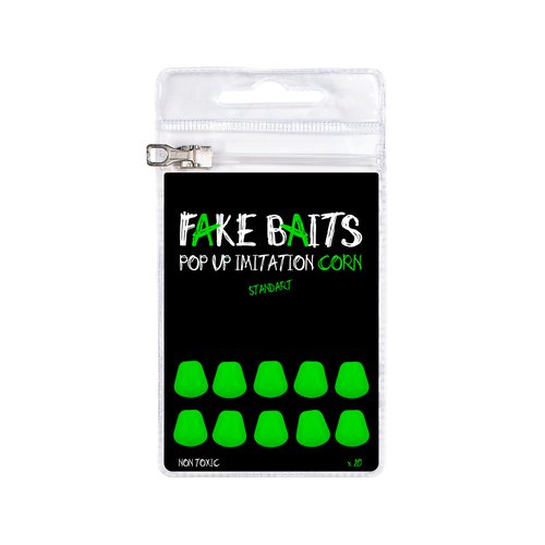 Искусственная кукуруза плавающая Fake Baits Standart зеленая флюро