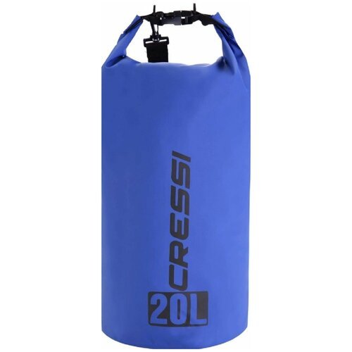 Гермомешок, герморюкзак, влагозащитная сумка CRESSI с лямкой DRY BAG объем 20 литров синий
