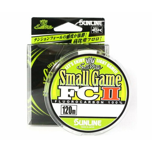 Флюорокарбон SUNLINE SALTIMATE SMALL GAME FC-II 120m #0.35 1.2-1.7Lb 0.6kg