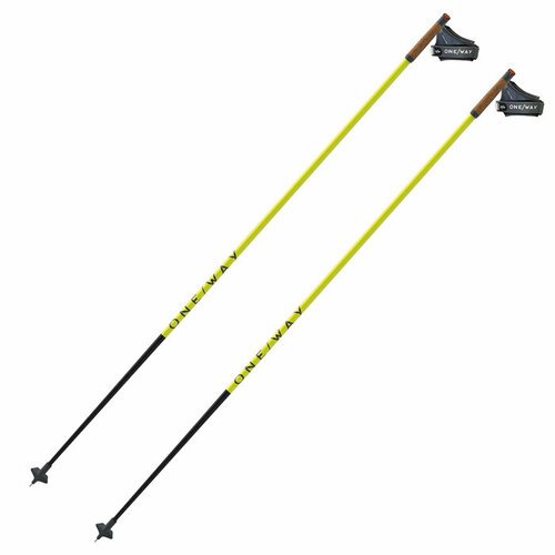 Лыжные палки ONEWAY (OZ41121) Storm 2 Mag (Карбон 100%) (желтый) (152,5)