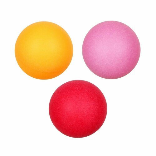 Набор цветных мячей для настолько тенниса 3шт, PP SILAPRO (цвет в ассортименте) (цена за 1 шт.)