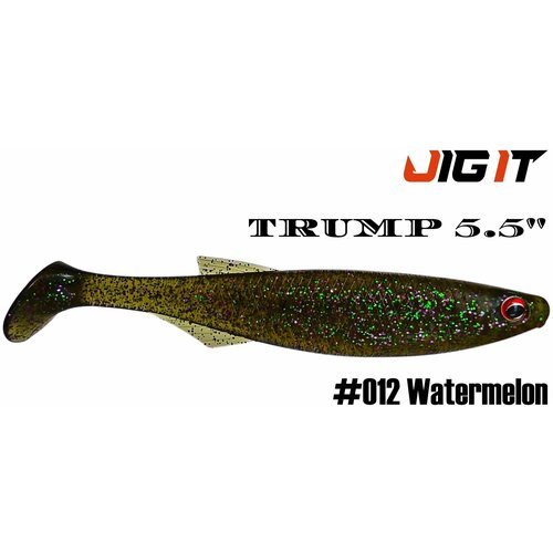 Приманка Силиконовая Jig It Trump 5.5 (140 мм) #012 WATERMELON Squid
