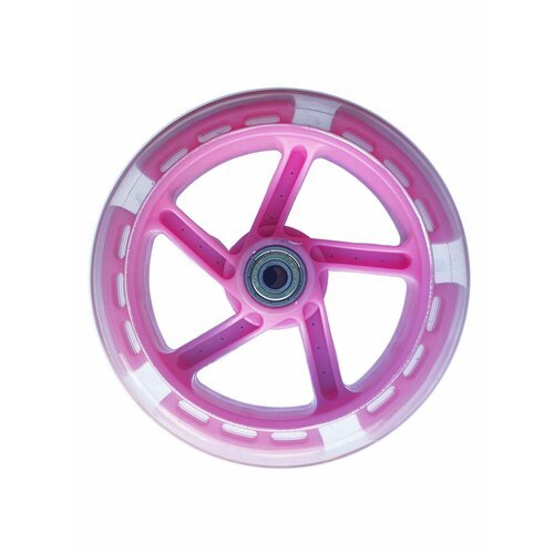 Колесо Sportsbaby Светящееся колесо для самоката Sportsbaby 145FL/30 мм розовый