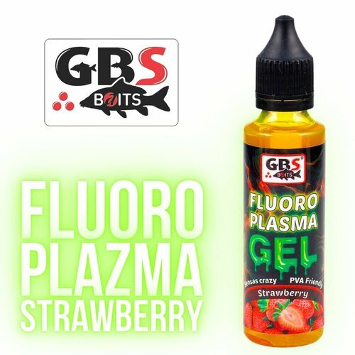 Флуоресцентный гель GBS Fluoro Plazma STRAWBERRY(Клубника)