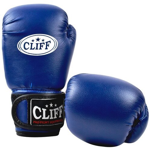 Перчатки боксёрские CLIFF CLUB, PVC, 6 унций, сине-белые
