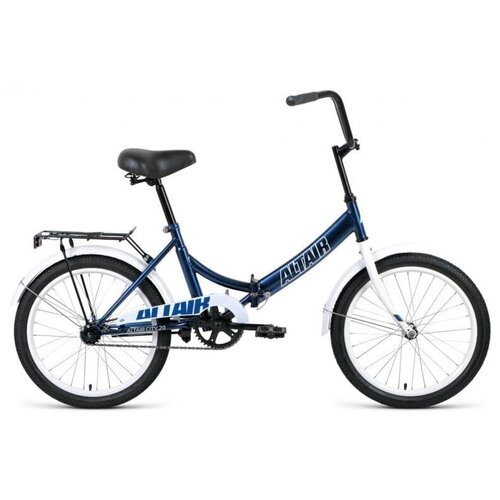 Altair Велосипед 20' Altair City, 2022, цвет темно-синий/белый, размер 14'
