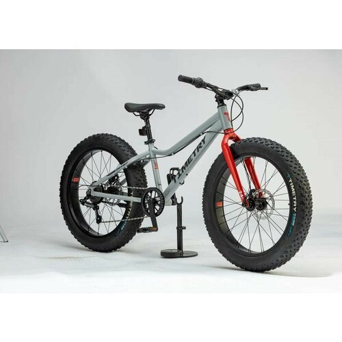 Велосипед фэтбайк Fatbike Time Try TT215/7s 20' Алюминиевая рама 12', серый