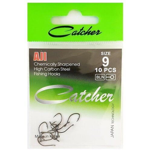 Крючок 'Catcher' AJI Size 9 (3 пакетика)