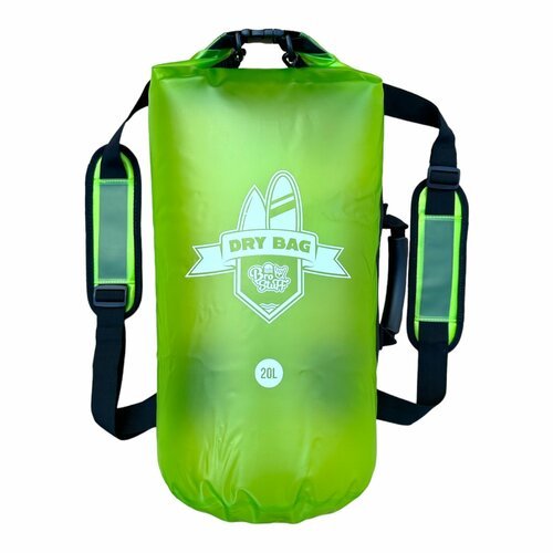 Гермомешок водонепроницаемый BroStuff dry bag 20l neon green