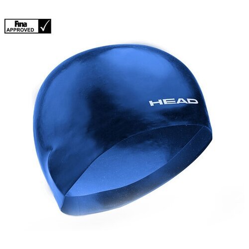 Шапочка стартовая HEAD 3D RACING M, Цвет - синий; Материал - Силикон 100%