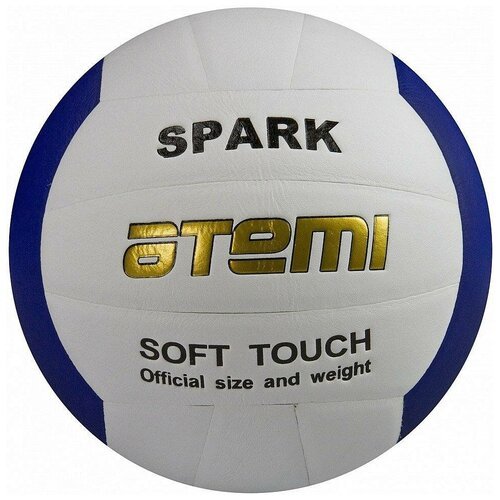 Волейбольный мяч ATEMI Spark белый/синий