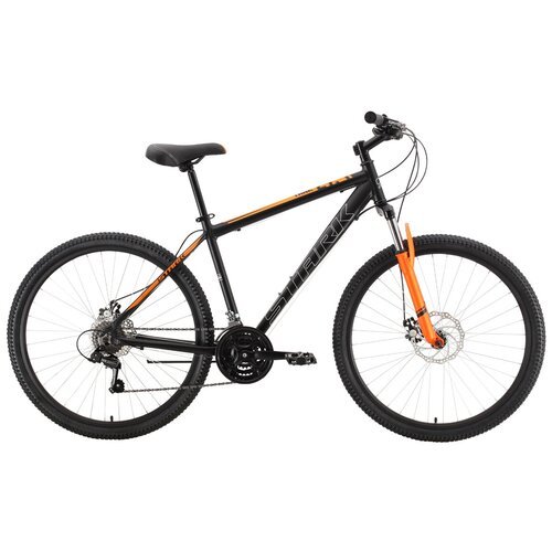 Горный (MTB) велосипед STARK Tank 27.1 D (2022) черный/оранжевый 18' (требует финальной сборки)