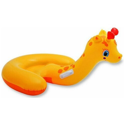 Матрас надувной для плавания - Жираф для катания детей, 132х107 см, INTEX, 1 шт.
