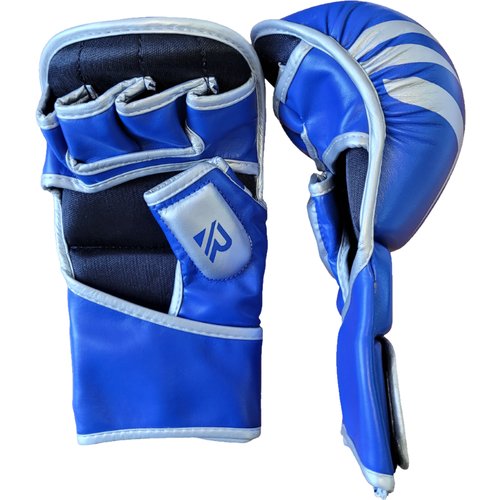 Перчатки для ММА Rage fight gear синий L