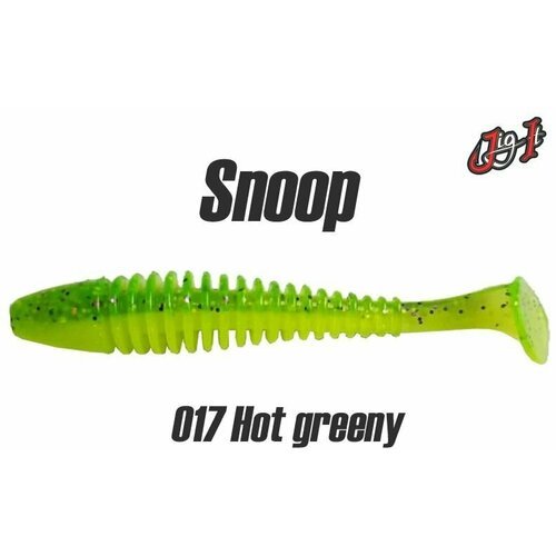 Приманка Силиконовая Jig It Snoop 6 (152 мм) #017 HOT GREENY Squid