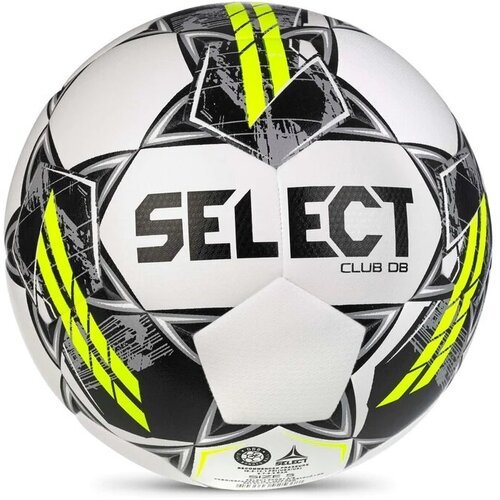 Футбольный мяч SELECT CLUB DB V23, бел/сер/жел, 5