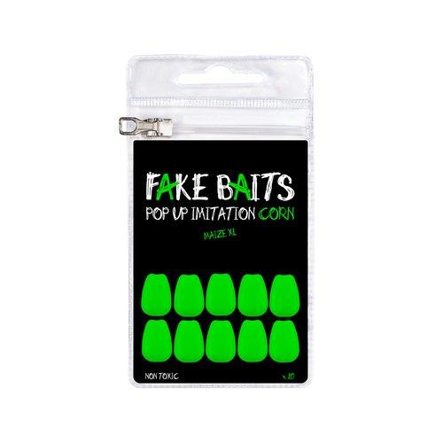 Искусственная кукуруза плавающая Fake Baits XL зеленая флюро
