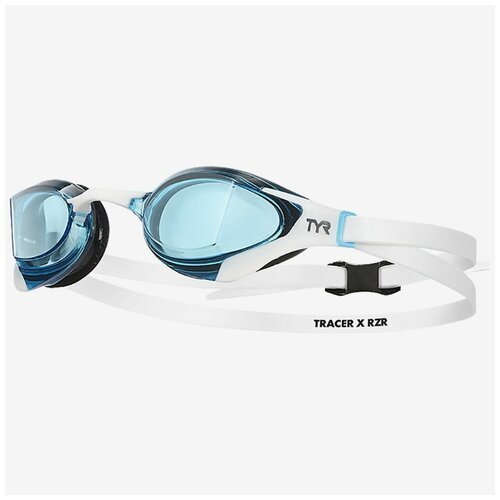 TYR Очки для плавания Tracer-X RZR Racing голубые, белый