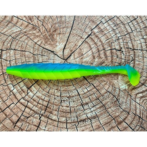 Мягкая силиконовая приманка Pike Minnow 20см; 1шт; Голубой зеленый/Summer day (UV)