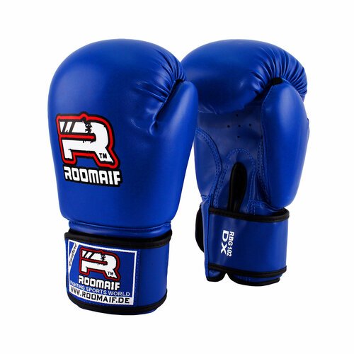 Боксерские перчатки Roomaif Rbg-102 Dx Blue размер 8 oz