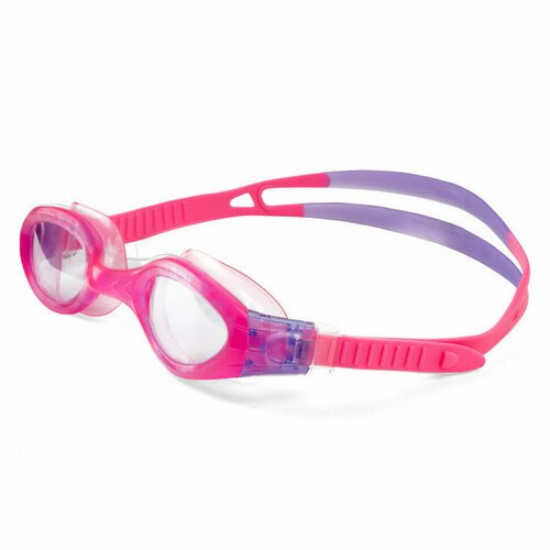 Очки детские для плавания TORRES Leisure Kids, SW-32210PP, прозрачные линзы, розовая оправа