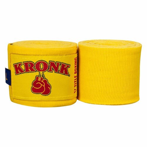 Бинты боксерские TITLE KRONK Boxing Gym Hand Wraps 4,3м, желтые