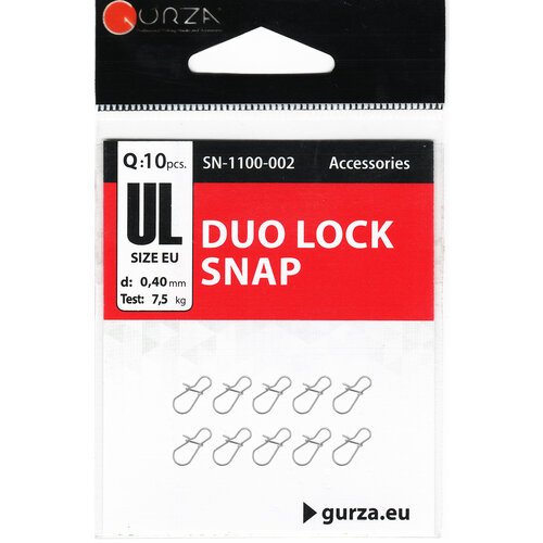 Застежки GURZA DUO LOCK SNAP (10шт), размер UL