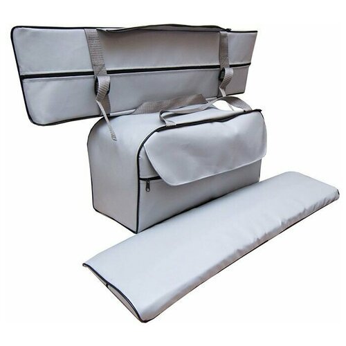 Мягкие накладки с сумкой на сиденье лодки Патриот 65 см