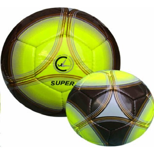 Мяч футбольный SUPER COLORI FLUOROCENT size 5, PU,4 слоя